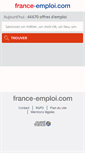 Mobile Screenshot of france-emploi.com